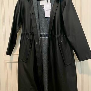 Stutterheim Black Trench Coat